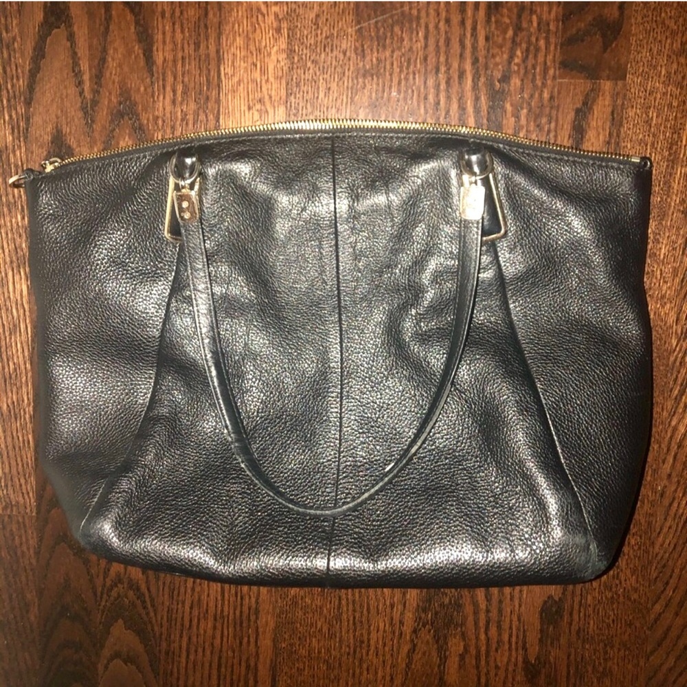 Coach Black Leather Bag - Picture 2 of 8
